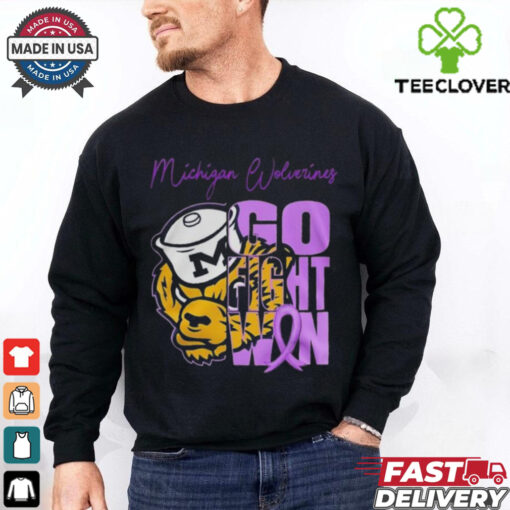 Official Michigan Wolverines Tackle Pancreatic Cancer Go Fight Won Shirt