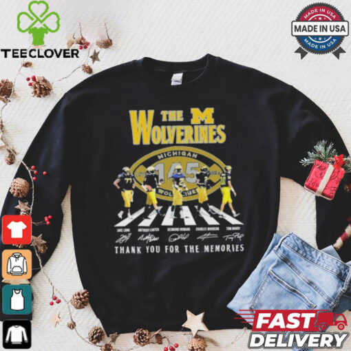 Official Michigan Wolverines Thank You For The Memories Of 145 Years The Wolverines T Shirt