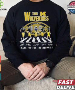 Official Michigan Wolverines Thank You For The Memories Of 145 Years The Wolverines T Shirt