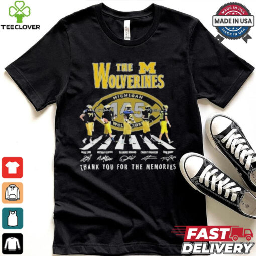 Official Michigan Wolverines Thank You For The Memories Of 145 Years The Wolverines T Shirt