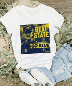 Official Michigan wolverines beat state go blue T shirt 1 Official Michigan wolverines beat state go blue T shirt
