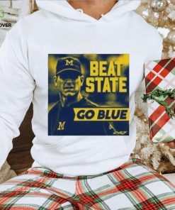 Official Michigan wolverines beat state go blue T shirt 3 Official Michigan wolverines beat state go blue T shirt