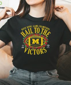 Official Michigan wolverines college Football playoff 2024 rose bowl champions hometown T shirt