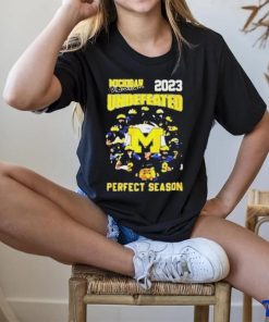 Official Michigan wolverines undefeated perfect season 2023 T shirt