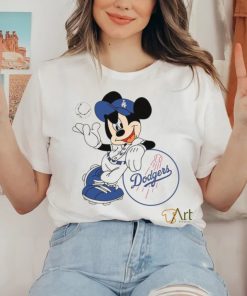 Official Mickey Los Angeles Dodgers Logo shirt