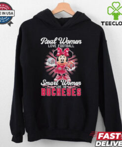 Official Mickey Minnie Real Women Love Football Smart Women Love The Ohio State Buckeyes T shirts