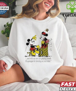 Official Mickey Minnie and with my one last gasping breath shirt