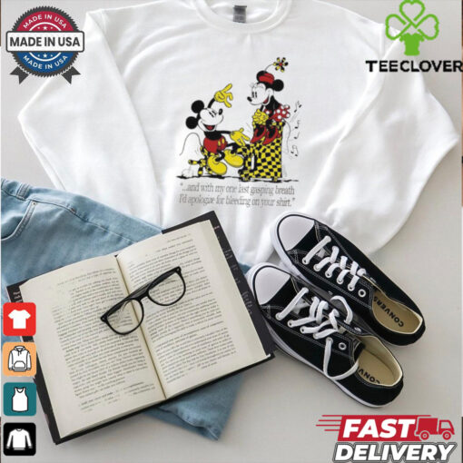 Official Mickey Minnie and with my one last gasping breath shirt