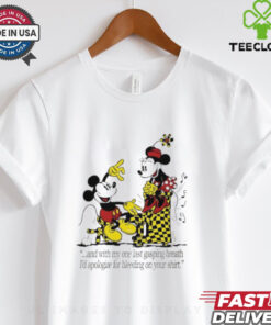 Official Mickey Minnie and with my one last gasping breath shirt