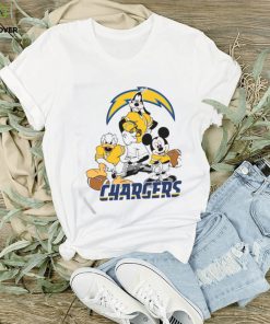 Official Mickey Mouse And Friend Disney Los Angeles Chargers American Football Shirt