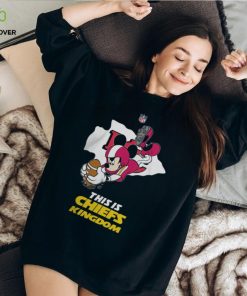 Official Mickey Mouse Chiefs Super Bowl LVIII Champions 2024 Red Shirts
