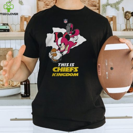 Official Mickey Mouse Chiefs Super Bowl LVIII Champions 2024 Red Shirts