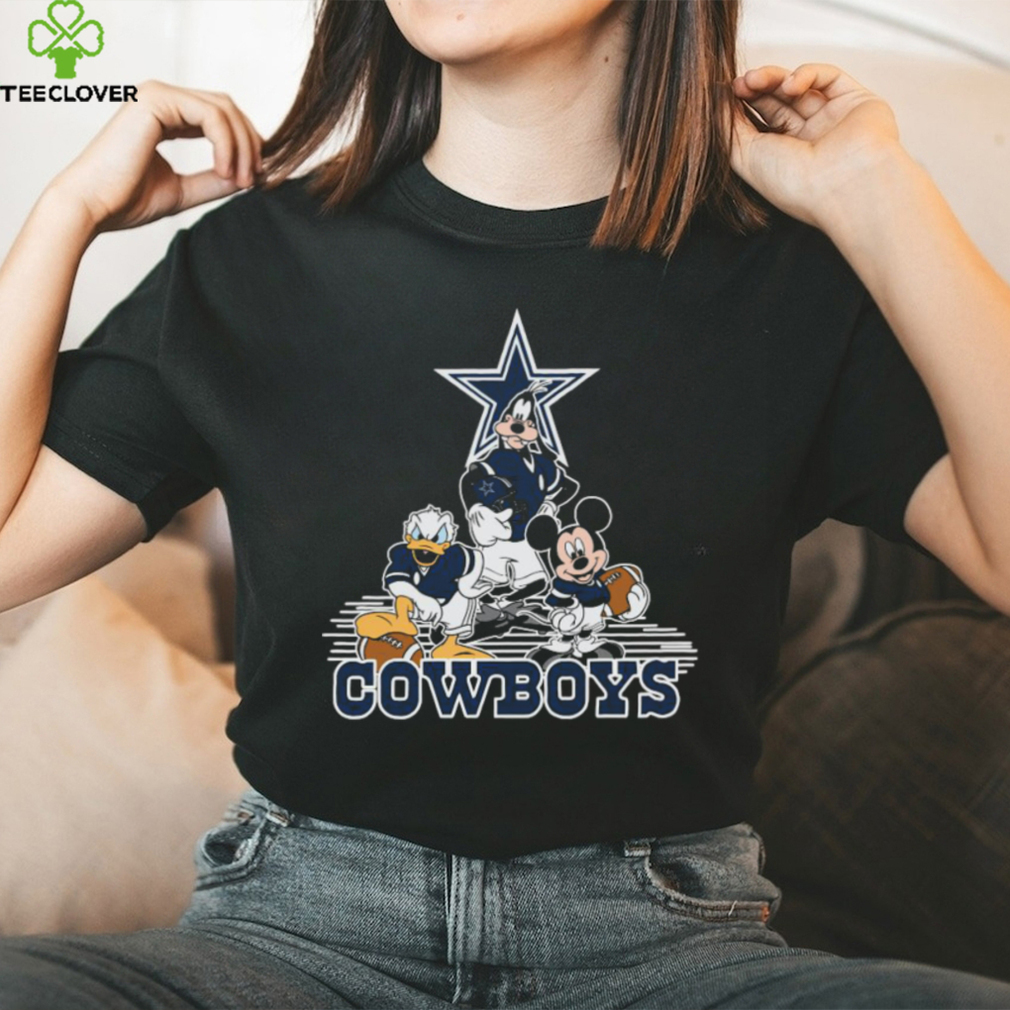 Official Mickey Mouse Donald Duck Goofy Playing Dallas Cowboys American Football Shirt Official Mickey Mouse Donald Duck Goofy Playing Dallas Cowboys American Football Shirt