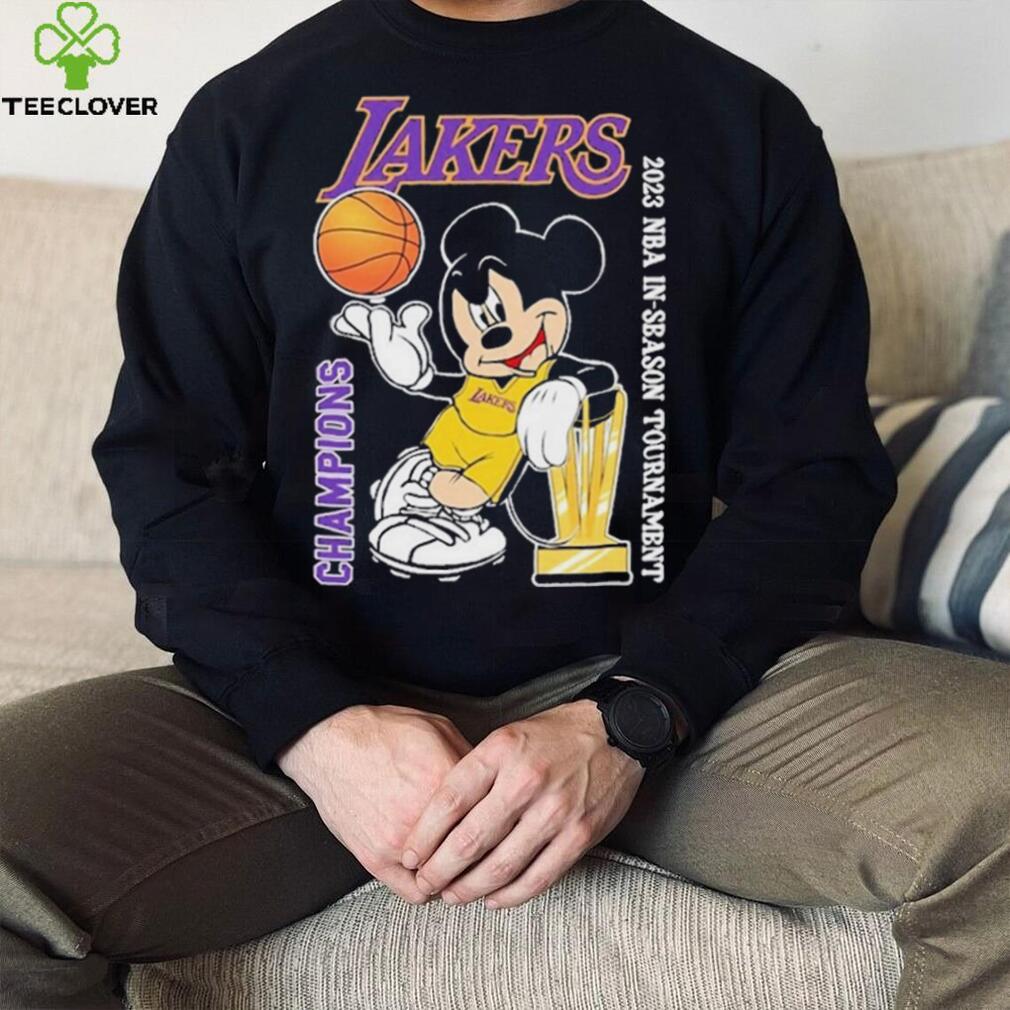 Official Mickey Mouse Los Angeles Lakers 2023 NBA In Season Tournament Champions Shirt