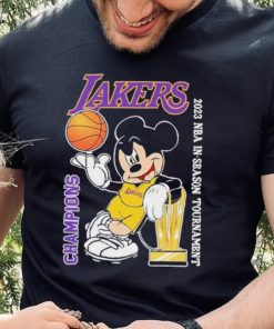 Official Mickey Mouse Los Angeles Lakers 2023 NBA In Season Tournament Champions Shirt 1 Official Mickey Mouse Los Angeles Lakers 2023 NBA In Season Tournament Champions Shirt