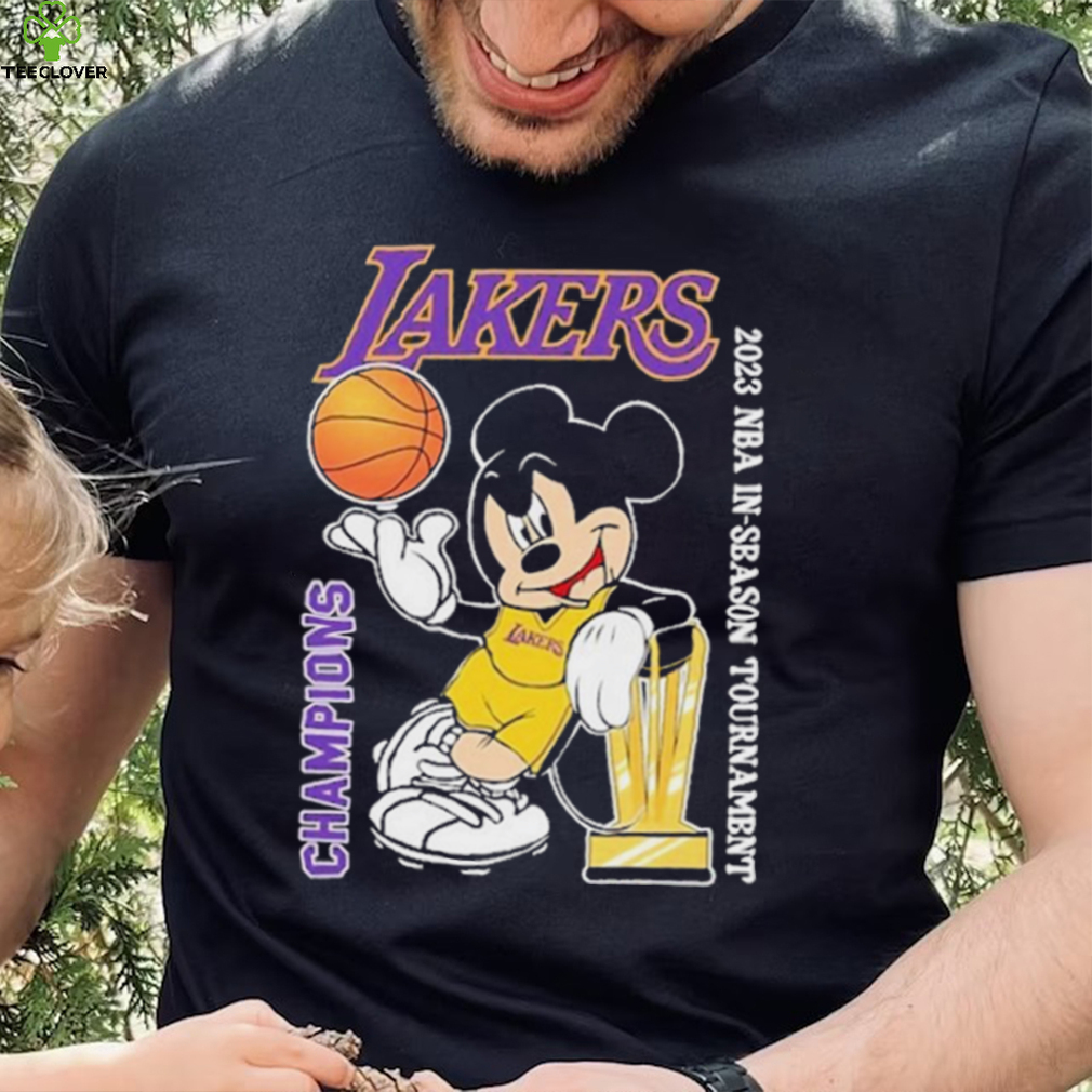 Official Mickey Mouse Los Angeles Lakers 2023 NBA In Season Tournament Champions Shirt Official Mickey Mouse Los Angeles Lakers 2023 NBA In Season Tournament Champions Shirt