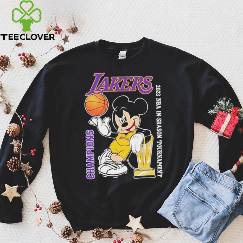 Official Mickey Mouse Los Angeles Lakers 2023 NBA In Season Tournament Champions Shirt Official Mickey Mouse Los Angeles Lakers 2023 NBA In Season Tournament Champions Shirt