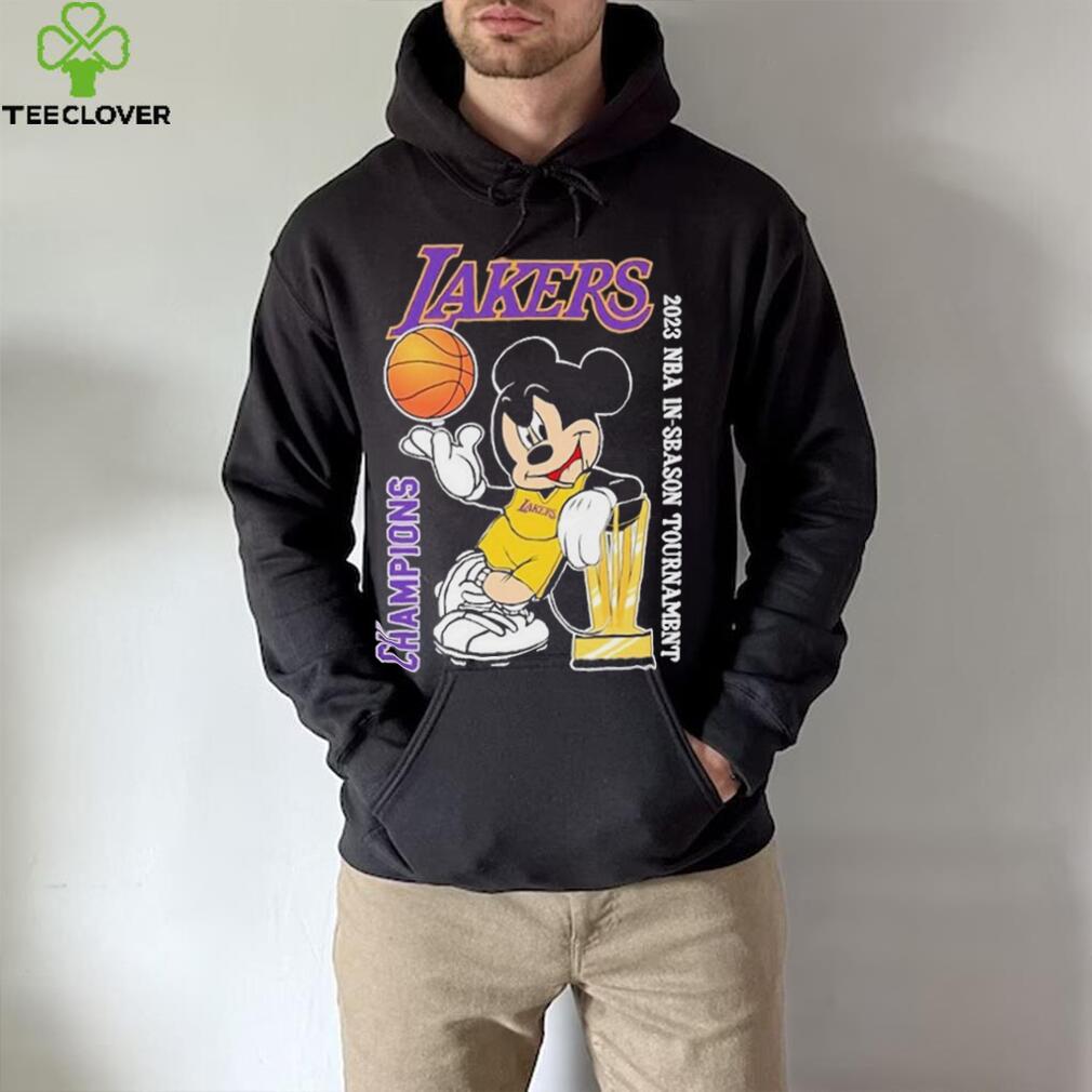 Official Mickey Mouse Los Angeles Lakers 2023 NBA In Season Tournament Champions Shirt Official Mickey Mouse Los Angeles Lakers 2023 NBA In Season Tournament Champions Shirt