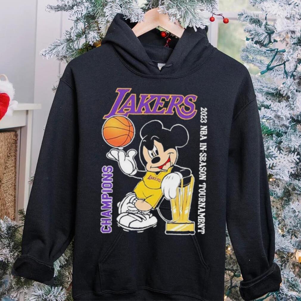 Official Mickey Mouse Los Angeles Lakers 2023 NBA In Season Tournament Champions Shirt Official Mickey Mouse Los Angeles Lakers 2023 NBA In Season Tournament Champions Shirt