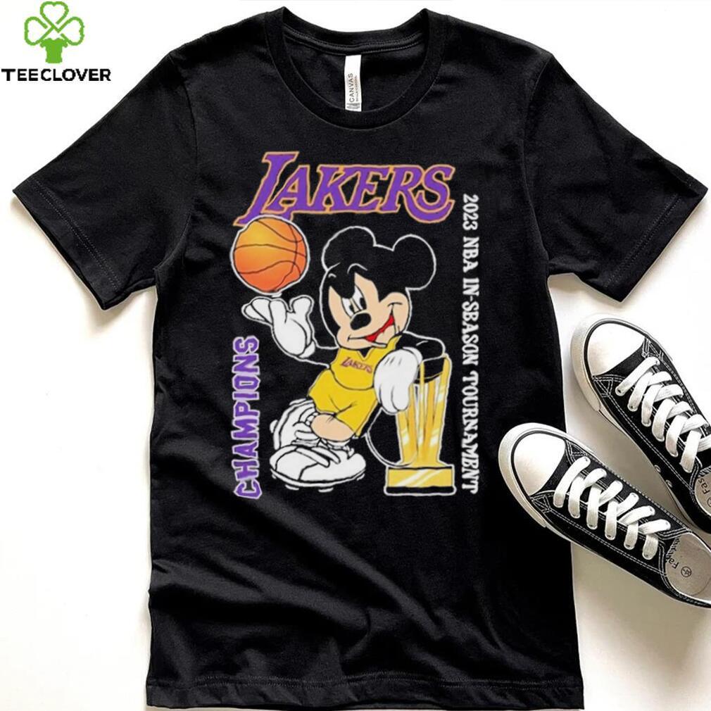 Official Mickey Mouse Los Angeles Lakers 2023 NBA In Season Tournament Champions Shirt Official Mickey Mouse Los Angeles Lakers 2023 NBA In Season Tournament Champions Shirt