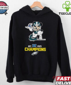Official Mickey Mouse Philadelphia Eagles Super Bowl LIX NFC 2025 Champions NFL T shirts