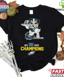 Official Mickey Mouse Philadelphia Eagles Super Bowl LIX NFC 2025 Champions NFL T shirts