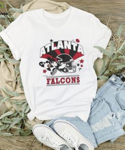 Official Mickey Mouse Player Atlanta Falcons Football Helmet Logo Character Shirt