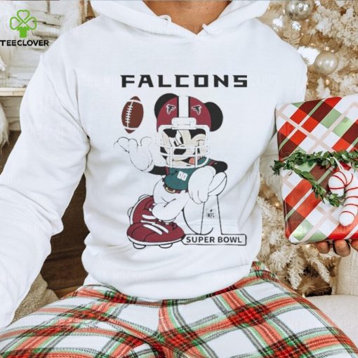 Official Mickey Mouse Player Atlanta Falcons Football Nfl Super Bowl Logo Shirt