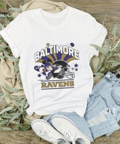 Official Mickey Mouse Player Baltimore Ravens Football Helmet Logo Character Shirt