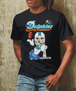 Official Mickey Mouse X Miami Dolphins Disney Inspired Super Bowl Football T Shirt