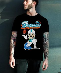 Official Mickey Mouse X Miami Dolphins Disney Inspired Super Bowl Football T Shirt
