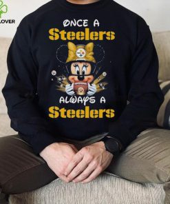 Official Mickey Once A Pittsburgh Steelers Always A Steelers T Shirt