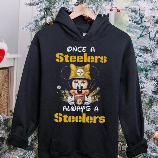 Official Mickey Once A Pittsburgh Steelers Always A Steelers T Shirt