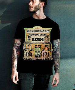 Official Midnightbandit Welcome To The Cowboy Club 2024 T shirt