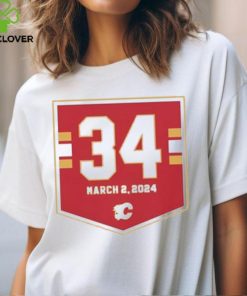 Official Miikka Kiprusoff 34 March 2 2024 Shirt