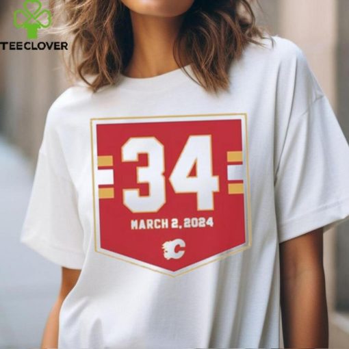 Official Miikka Kiprusoff 34 March 2 2024 Shirt
