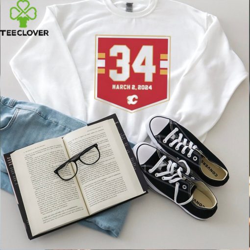 Official Miikka Kiprusoff 34 March 2 2024 Shirt