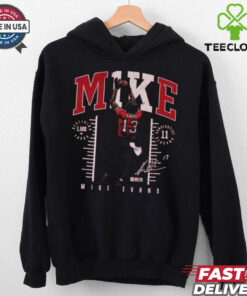 Official Mike Evans Tampa Bay Buccaneers M1KE 1000 Receiving Yards 11 Consecutive Seasons NFLPA Signature t shirt