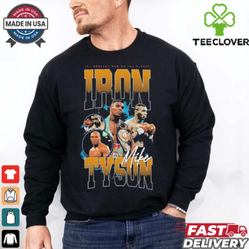Official Mike Tyson The Baddest Man On The Planet Iron Shirt