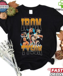 Official Mike Tyson The Baddest Man On The Planet Iron Shirt
