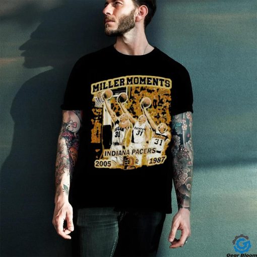 Official Miller Moments Indiana Pacers 2005 1987 Shirt