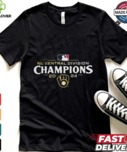 Official Milwaukee Brewers NL Central Division Champions 2024 Shirt