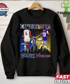 Official Minnesota Edwards Wolves x Jefferson Vikings shirt