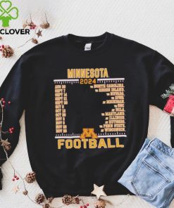 Official Minnesota Golden Gophers Champion 2024 Football Schedule Shirt