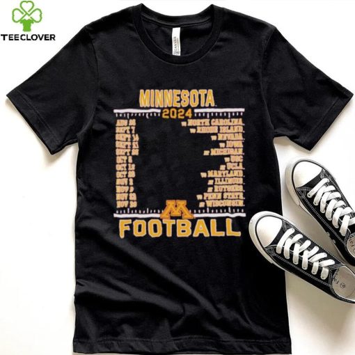 Official Minnesota Golden Gophers Champion 2024 Football Schedule Shirt