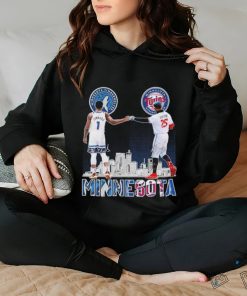 Official Minnesota Sports Teams Anthony Edwards And Byron Buxton Signatures Shirt