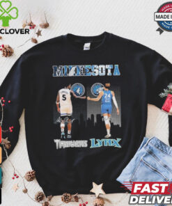 Official Minnesota Timberwolves Minnesota Lynx True Basketball Spirit T Shirt