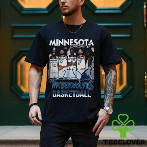 Official Minnesota Timberwolves Starting 5 Basketball Shirt