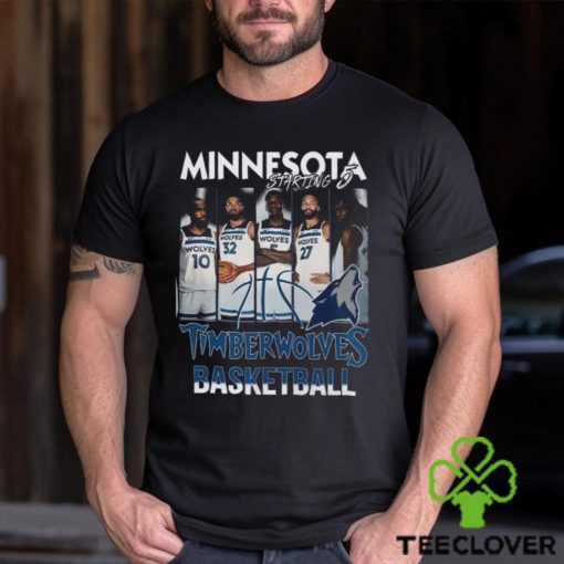 Official Minnesota Timberwolves Starting 5 Basketball Shirt