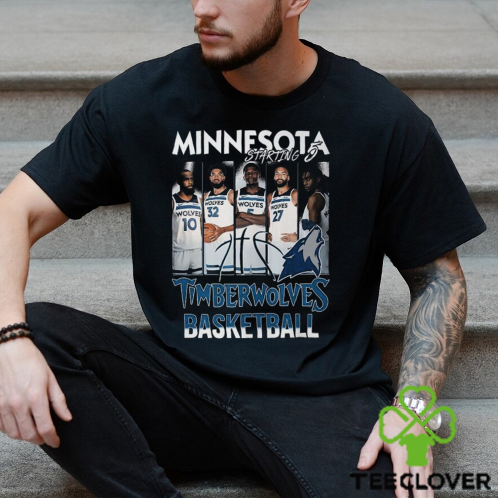 Official Minnesota Timberwolves Starting 6 Basketball Shirt Official Minnesota Timberwolves Starting 6 Basketball Shirt